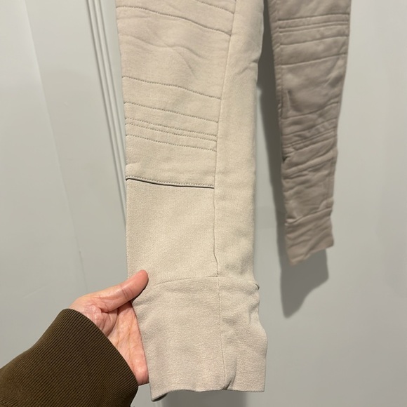 SINCERELY JULES LUX JOGGERS (CREAM/LIGHT TAN) - Picture 12 of 13